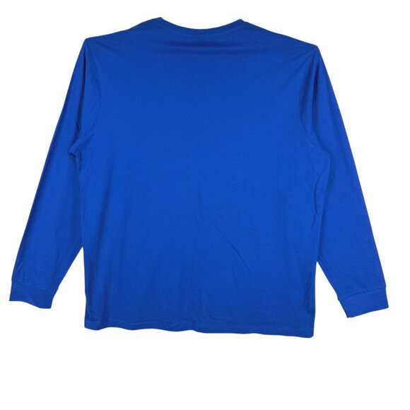 U.S. Polo Assn. Men's Pullover Blue Long Sleeve T-Shirt Size XXL 100% Cotton NWT - Picture 2 of 9